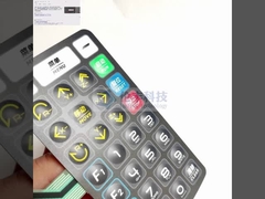 Het Membraanschakelaar van de metaalkoepel