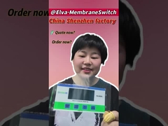 Flat Membrane Keypad Temperatuurbereik -30C-80C met isolatieweerstand 100MΩ