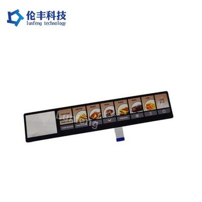 Goede prijs. Prestaties en ontwerp op maat gemaakte Pantone-kleurcode plat membraantoetsenbord voor PET/PC/PVC-materiaal online