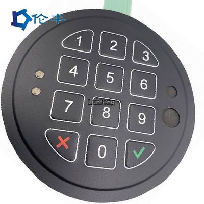 Goede prijs. Aanpasbaar Flat Membrane Keypad -30C-80C Temperatuurbereik en DC 12V Spanning Rating voor Medische Us online