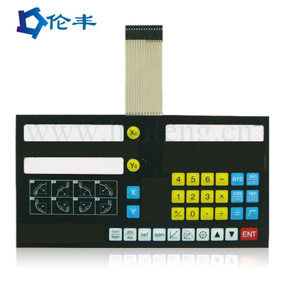 Goede prijs. 105*25mm 3V Driver Metal Dome FPC Membrane Switch Overlay Voor industriële apparatuur online