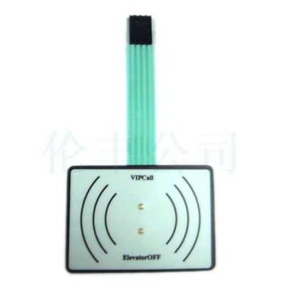 Aangepaste Vlakke Membraaninterface met Silkscreen-Druk van -30℃ aan +80℃