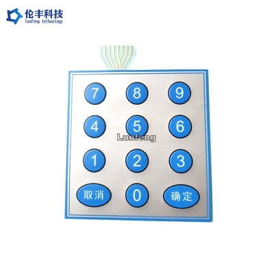 Goede prijs. Silkscreen printing Flat Membrane Switch voor stroom 50mA-100mA en op maat online