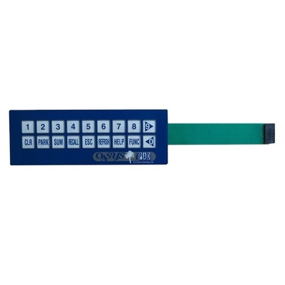 Gepersonaliseerde grootte Grafisch paneel overlay met 3M 467MP kleefmiddel en Flat Key optie