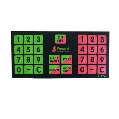 Goede prijs. Wit/rood/groen/blauw LED-kleur PET-membraan schakelaar zijde-schermprinten voor uw bedrijfsbehoeften online