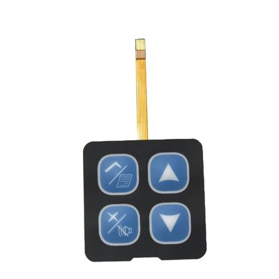 Goede prijs. Tastschakelaar met plat membraan en oranje LED, PET-circuit, flexibel en IP65-bescherming tegen binnendringen online