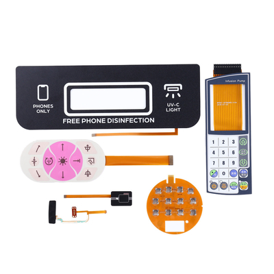 Goede prijs. Gepersonaliseerde PET Membrane Switch Facade Glossy voor Industrieel, Automotief, Medisch online
