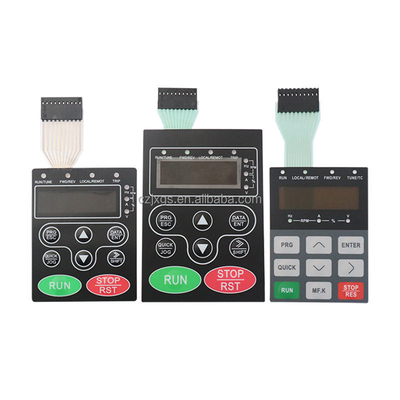 Matte Finish PC/ABS Membrane Switch Overlay met zijde-schermprinttechnologie en aangepast ontwerp