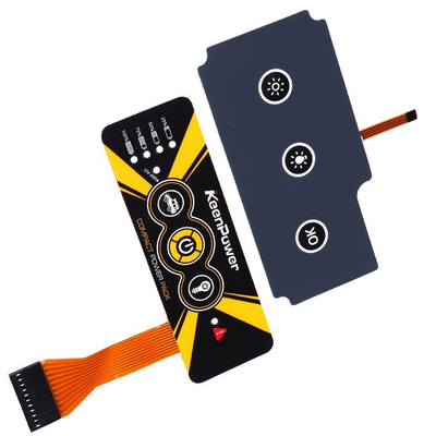 Gepersonaliseerde siliconen toetsenbord DC 5V waterdicht Flexible Membrane Switch