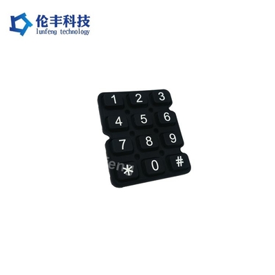 Waterbestendige siliconen rubber toetsenbord embossing knop voor gladde en nauwkeurige besturing