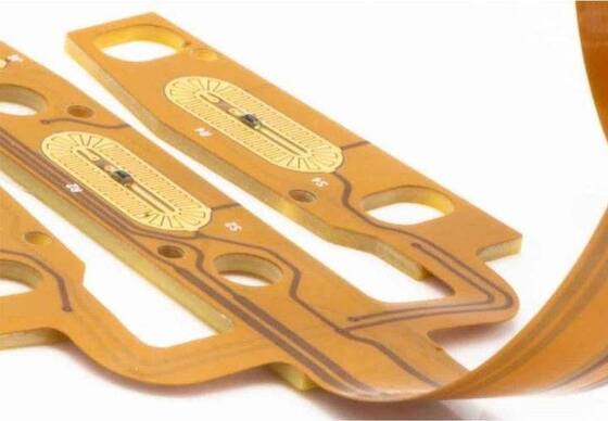 Goede prijs. 0.05mm Minimum Trace Width FPC Flexible Circuit Board with Yellow PI Film Solder Mask and Gold Plating for Compact Electronics online