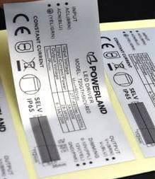 Goede prijs. Silver Sticker Label with Permanent Acrylic Adhesive and Temperature Resistance up to 80°C for Product Packaging online