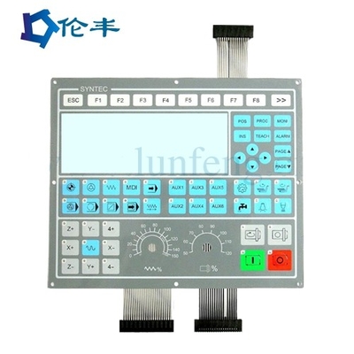 Goede prijs. Op maat gemaakte matte oppervlakte PET LED membraan touch switch met witte rode groene blauwe LED online