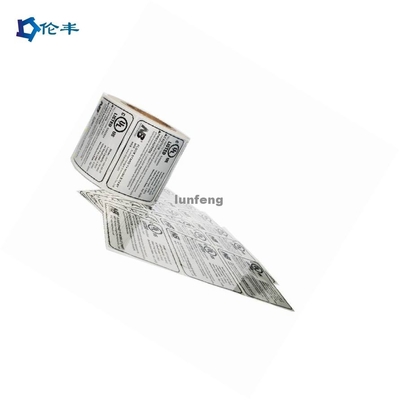 Goede prijs. Art Paper Foil Silver Sticker-Etiket die Achter Zelfklevende BOPP drukken online