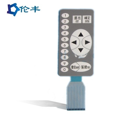 Goede prijs. Flex Tail Tactile Switch Keypad-PE van het Controlesysteem PMMA het Stootkussen van de het Membraanschakelaar van pvc online