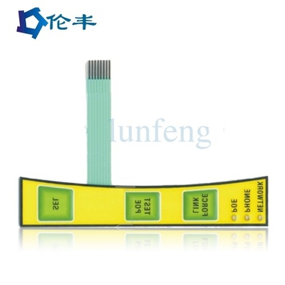 het de Schakelaartoetsenbord van 3M Metal Dome Membrane maakte Tastbaar pvc van PC van het Knoophuisdier in reliëf