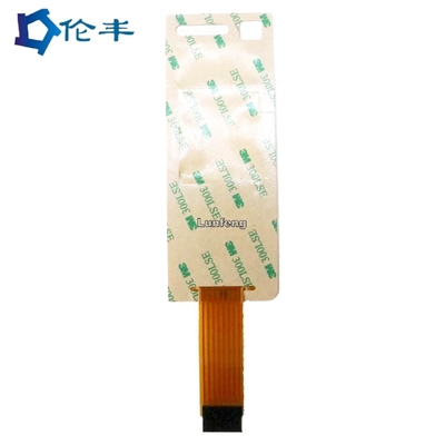 Goede prijs. Op maat gemaakte 105*25mm Flexible Printed Circuit Membrane Switch met 3M467MP Backadhesive online